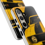 Z28 Yellow Camaro Retro Poster Tough Phone Case