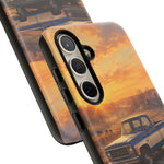 73 Chevy C10 Square body Truck Two-Tone Sunrise Tough Phone Case