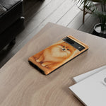 Pomeranian Tiny Fox Fluffy Art Tough Phone Case