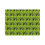 Lime Green Cuda Pattern Blanket | Retro Car Print Velveteen Microfiber