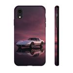Soft White C3 Corvette Mauve Sky Phone Case