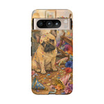 Guilty French Bulldog Phone Case, Confetti Watercolor Cover