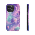 Pastel Galaxy Planet Vaporwave Art Tough Phone Case