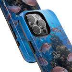 Snapper Reef Phone Case, Sunlit School Ocean Fishing Tough Cover