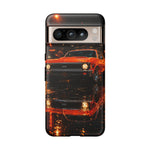 69 Nova SS Phone Case, Rainy City Night Muscle Car Tough Cover
