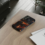 Challenger RT Phone Case, Rainy City Night Muscle Car Tough Cover