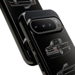 Black Silverado Classic Pickup Tough Phone Case for Chevy Truck Fans