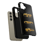 Gold Fairlady Z Classic Sports Car Tough Phone Case - 3 View