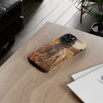 German Wirehaired Pointer Autumn Art Tough Phone Case
