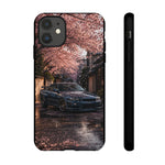 Cherry Blossom Street Scene R34 Skyline GTR Tough Case | Car Photo Cover