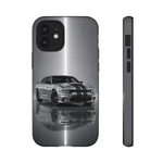 Silver Charger RT Phone Case, Classic Muscle Car Racing Stripe Cover