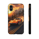 1969 C3 Corvette Phone Case, Orange Mountain Pass Motion Blur