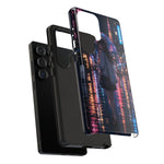 Lofi Anime Rain Street Art Tough Phone Case