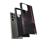 FC RX-7 Pink Neon Fog Column Tough Case