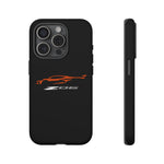 Orange C8 Z06 Phone Case for Chevy Fans, Tough Protective Cover