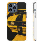 Z28 Yellow Camaro Retro Poster Tough Phone Case