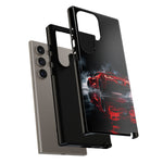 Z06 C8 Phone Case, Red Smoke Studio Reflection Cover