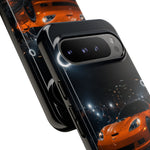 Orange C6 Neon Car Meet Tough Phone Case