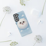 Samoyed Kawaii Snowball Chibi Art Tough Phone Case