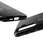 Black 1957 Chevy Bel Air Chrome Front Tough Phone Case for Classic Car Fans