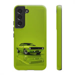 Green Cuda Muscle Car phone case for Gear Heads