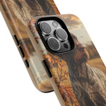 German Wirehaired Pointer Autumn Art Tough Phone Case