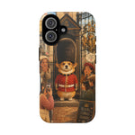 Corgi Royal Guard phone case | Cute British corgi soldier illustration