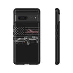 C3 Stingray Phone Case Black Sports Car Tough Cover Gift