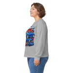 2008 S2000 Racing Graphic Long Sleeve Tee | Blue JDM Sports Car