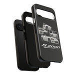 White S2000 Roadster Collage JDM Tough Phone Case Cover Gift