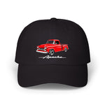 1958 1959 Apache Stepside Dad Hat Classic Truck Cap Adjustable Strap Red