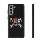 1969 Camaro SS American Flag Tough Phone Case Cover Gift Art