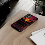 1969 Charger Sunset Tough Phone Case - Palm Silhouette Poster