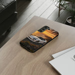 Supra MK4 Super White Targa Coastal Art Tough Phone Case