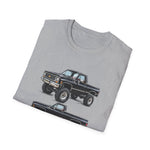 Black 1978 Chevy K10 Pickup T-Shirt | Classic Truck Illustration Tee