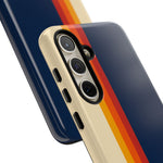 Retro Rainbow Stripe Phone Case | Tough Phone Case