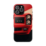 Red Classic GTO Car phone case | Tough phone cover, vintage muscle car design