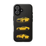 Yellow Camaro SS Muscle Car Phone Case Tough Multi View Print