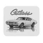 Cutlass Classic Muscle Car Mouse Pad | Retro Automotive Illustration