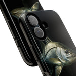 Snook Fishing Phone Case, Saltwater Portrait Black Cover, Gift