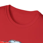 1955 Fairlane Sunliner Classic Car T-Shirt | Vintage Red Convertible