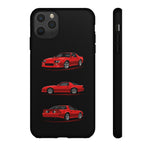 Z28 Red Triview Phone Case Classic Car Illustration