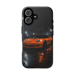 Orange C6 Neon Car Meet Tough Phone Case