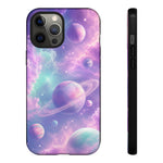 Pastel Galaxy Planet Vaporwave Art Tough Phone Case