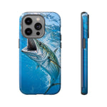 Spanish Mackerel Strike Phone Case Saltwater Fishing Gift for Anglers