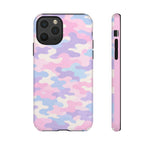 Pink Camo Pastel Art Tough Phone Case