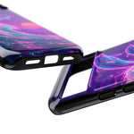 Neon Dolphin Ocean Vaporwave Art Tough Phone Case