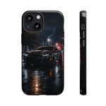 Black Camaro ZL1 Rainy Night Sports Car Phone Case | Tough Protective Cover