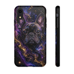 French Bulldog Galaxy Marble Art Tough Phone Case