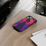 Neon Geisha Silhouette Phone Case | Tough Cover